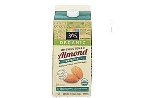 365 Unsweetened Almond Milk