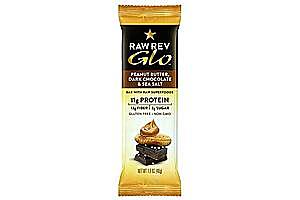Raw Rev Glo Peanut Butter Dark Chocolate & Sea Salt Protein Bar