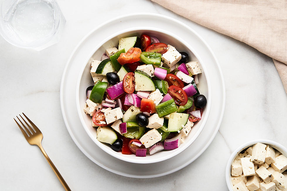 Summertime Greek Salad With Vegan Feta