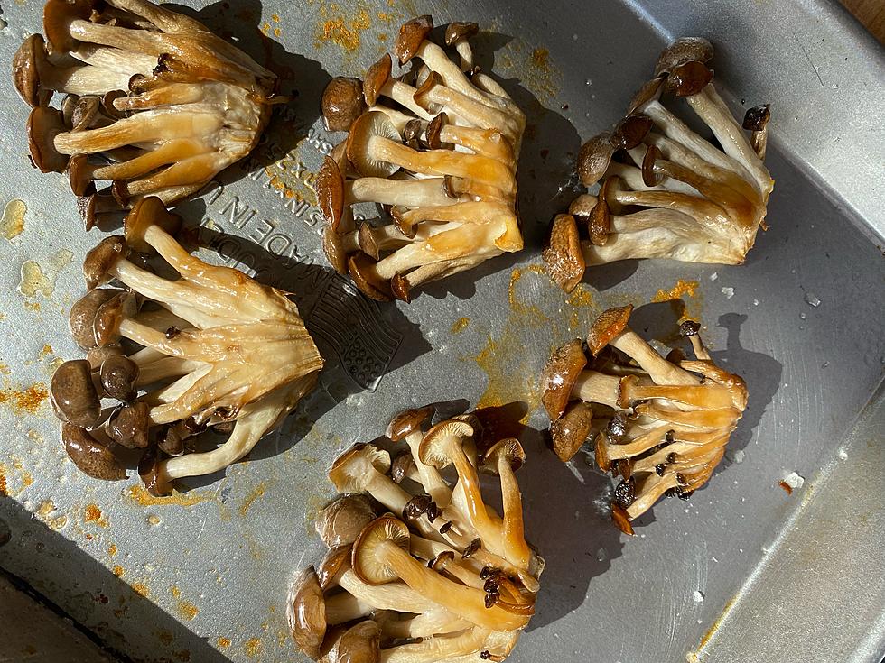 Sophia Roe’s Wasabi Sheet Pan Mushrooms with Green Olive Relish