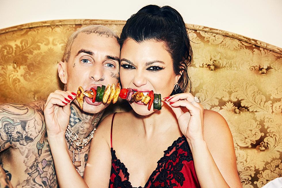 Kourtney Kardashian & Travis Barker Get “Saucy” for Daring’s Vegan Chicken