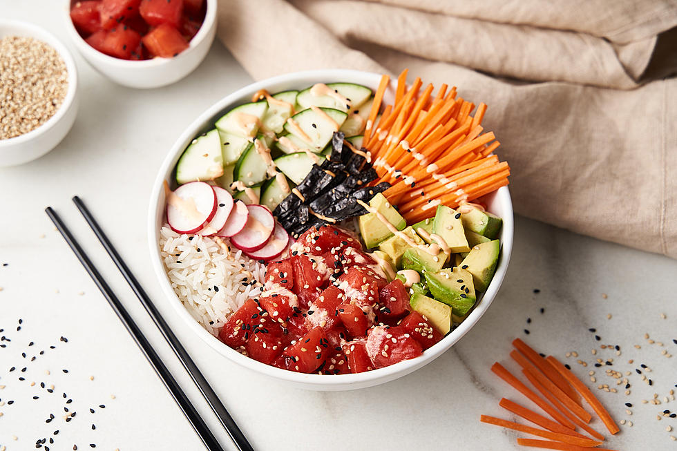 Vegan Poke Bowl with Miso-Ginger Marinated Watermelon