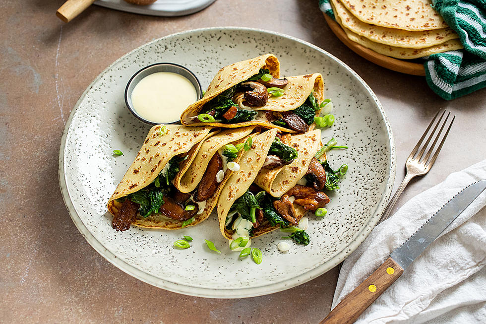 Vegan Savory Stuffed Crêpes