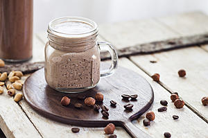 Wake Up Call Dairy-Free Oatmeal Banana Coffee Smoothie